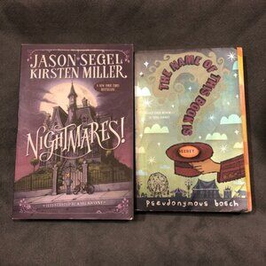 Set of 2 ~ Nightmares  The Name of This Book Is